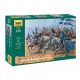 Zvezda Zvezda French Knights 15th Century 1:72 makett figura (8036)