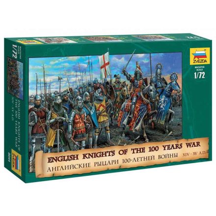Zvezda Angol lovagok a 100 éves háborúból 1:72 makett figura (8044)