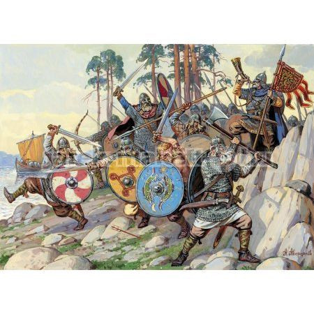 Zvezda Zvezda Vikings /i.u. 900-1100/ makett figura 1:72 (8046)