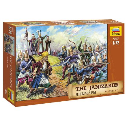 Zvezda Janicsárok XVI-XVIII. 1:72 makett figura (8050)