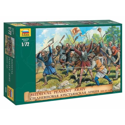 Zvezda Medieval Peasants 1:72 makett figura (8059)