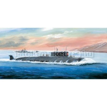 Zvezda K-141 Kursk Russian Nuclear Submarine 1:350 makett tengeralattjáró (9007)