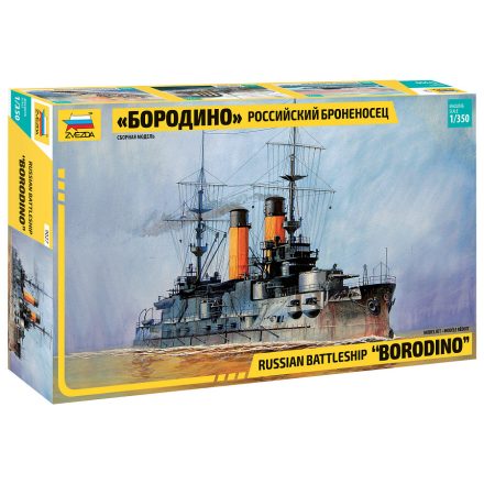 Zvezda Russian Battleship Borodino makett hajó (9027)
