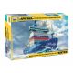 Zvezda Zvezda Arktika Russian Nuclear Icebreaker 1:350 makett hajó (9044)