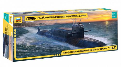 Zvezda Delfin (Delta IV) Class Russian nuclear ballistic submarine "TULA" tengeralattjáró makett 1:350 9062