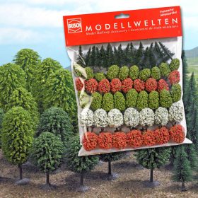   Busch Busch Lombos fa és fenyőfa készlet, 30 - 50 mm, 65 db (9769)