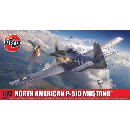 Airfix - North American P-51D Mustang 1:72 makett repülő(A01004B)