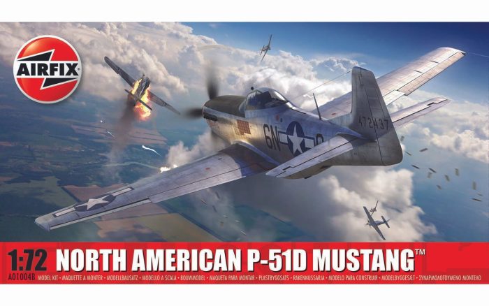 Airfix Airfix - North American P-51D Mustang 1:72 makett repülő(A01004B)