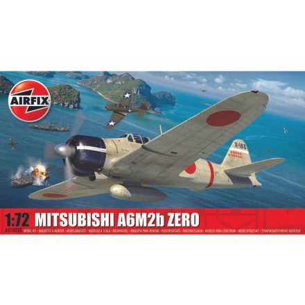 Airfix - Mitsubishi A6M2b Zero 1:72 makett repülő (A01005B)