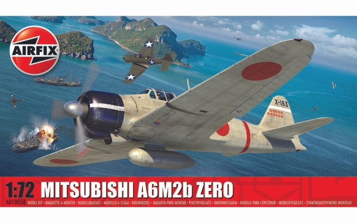 Airfix Airfix - Mitsubishi A6M2b Zero 1:72 makett repülő (A01005B)