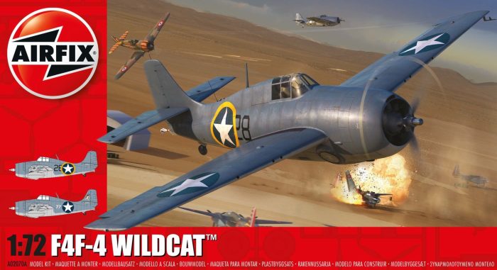 Airfix Airfix Grumman F4F-4 Wildcat 1:72 makett repülő (A02070A)