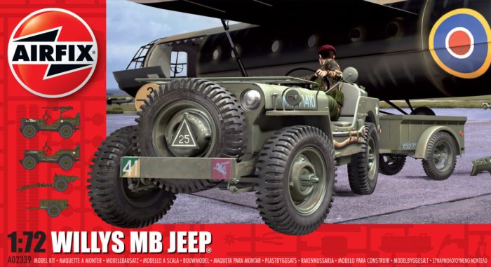 Airfix Airfix Willys MB Jeep 1:76 makett harcjármű (A02339)