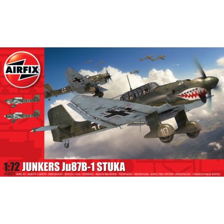 Airfix Junkers Ju87 B-1 Stuka 1:72 makett repülő (A03087A)