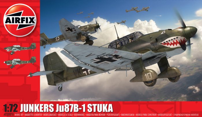 Airfix Airfix Junkers Ju87 B-1 Stuka 1:72 makett repülő (A03087A)