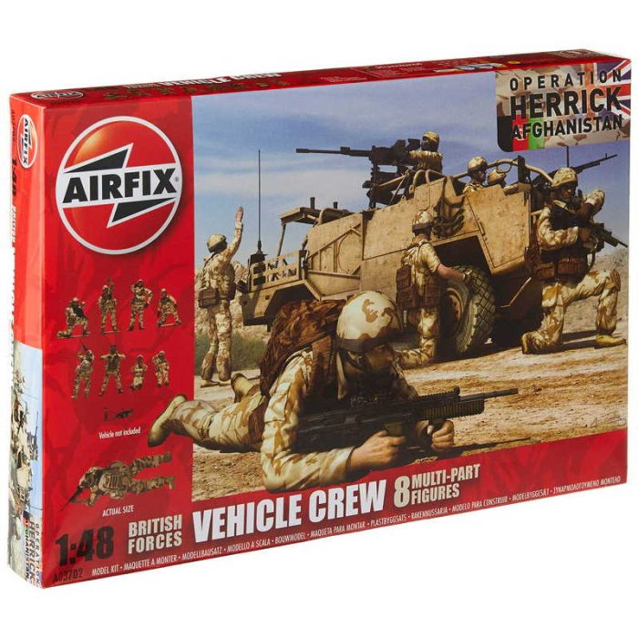 Airfix Airfix - British Forces Vehicle Crew Operation Herrick Afghanistan 1:48 (A03702)