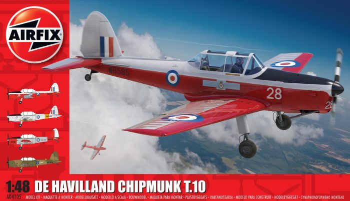 Airfix Airfix de Havilland Chipmunk T.10 1:48 makett repülő (A04105)