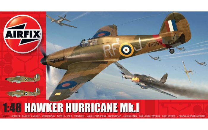 Airfix Airfix Hawker Hurricane Mk.1 1:48 makett repülő (A05127A)