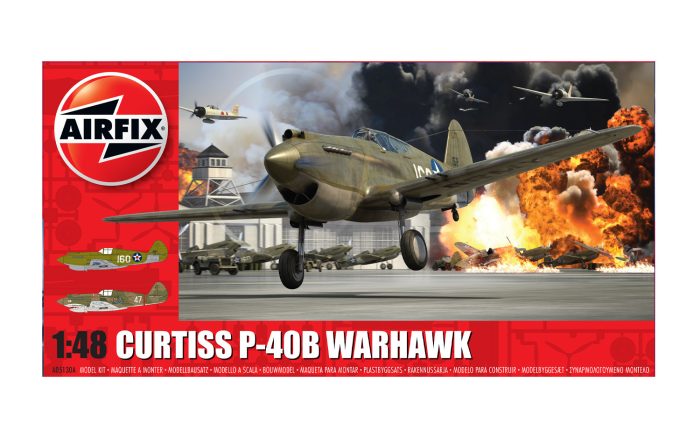 Airfix Airfix Curtiss P-40B Warhawk  1:48 makett repülő (A05130A)