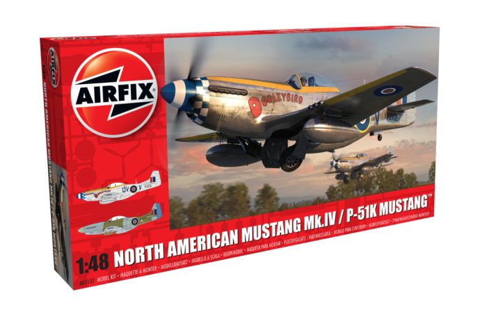 Airfix Airfix North American Mustang Mk.IV/P-51K Mustang 1:48 makett repülő (A05137)
