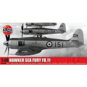   Airfix Airfix - Hawker Sea Fury FB.II 1:48 makett repülő (A06105A)