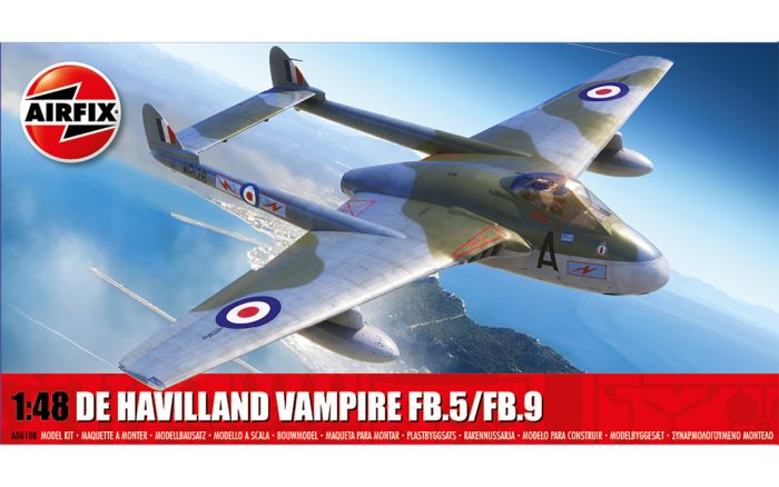 Airfix Airfix - De Havilland Vampire FB.5/FB.9 makett repülő (A06108)