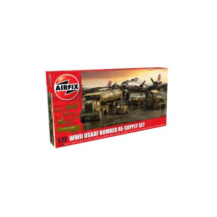 Airfix WWII USAAF 8th Bomber Resupply Set 1:72 makett harcjármű (A06304)