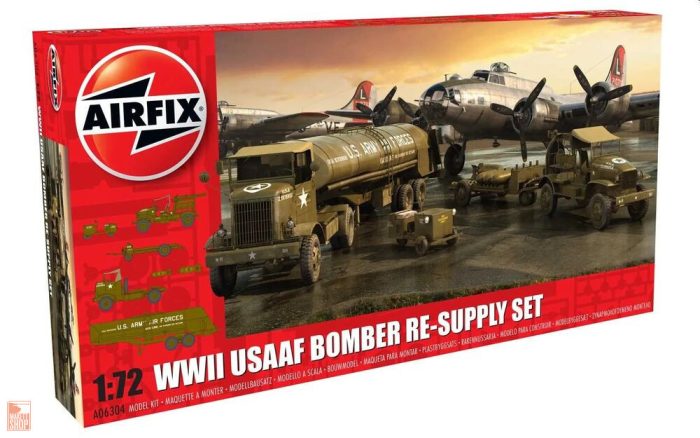 Airfix 1:72 USAAF 8TH Airforce Bomber Resupply Set