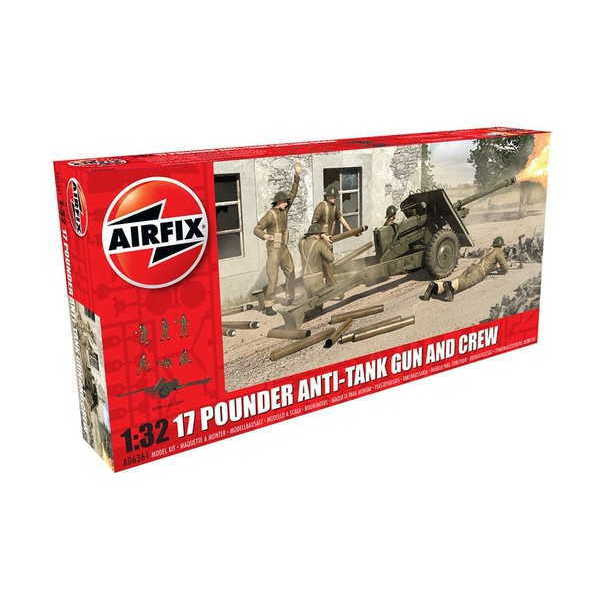 Airfix Airfix - 17 Pounder Anti-Tank Gun And Crew 1:32 (A06361)