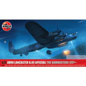   Airfix Airfix - Avro Lancaster B.III (SPECIAL) THE DAMBUSTERS 1:72 makett repülő (A09007A)