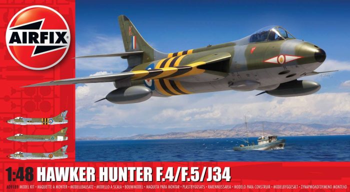 Airfix Airfix Hawker Hunter F.4/F.5/J.34 1:48 makett repülő (A09189)