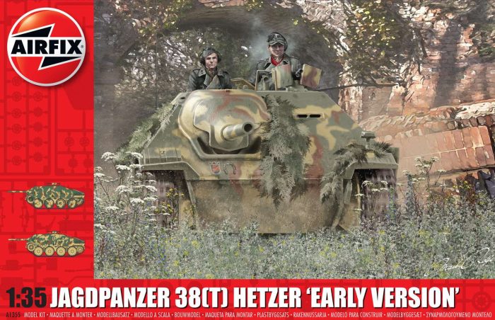 Airfix Airfix JagdPanzer 38 tonne Hetzer Early Version 1:35 makett harcjármű (A1355)