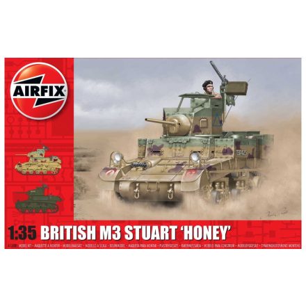 Airfix M3 Stuart Honey  1:35 makett harcjármű (A1358)
