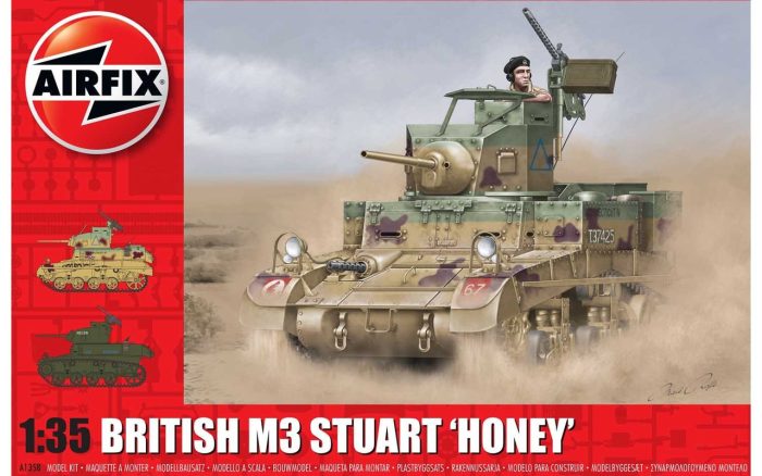 Airfix Airfix M3 Stuart Honey  1:35 makett harcjármű (A1358)