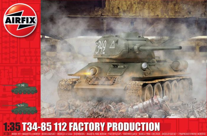Airfix Airfix T34-85 112 Factory Production 1:35 makett harcjármű (A1361)