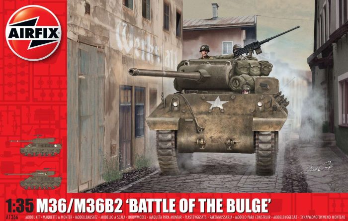 Airfix Airfix M36/M36B2 Battle of the Bulge 1:35 makett harcjármű (A1366)