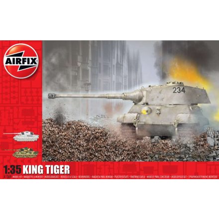 Airfix King Tiger 1:35 makett harcjármű (A1369)