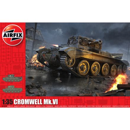 Airfix Cruiser Mk.VIII A27M Cromwell Mk.VI 1:35 makett harcjármű (A1374)