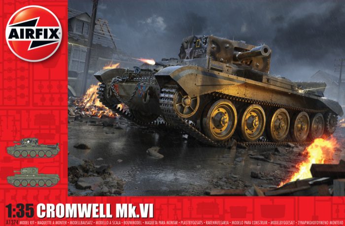 Airfix Airfix Cruiser Mk.VIII A27M Cromwell Mk.VI 1:35 makett harcjármű (A1374)