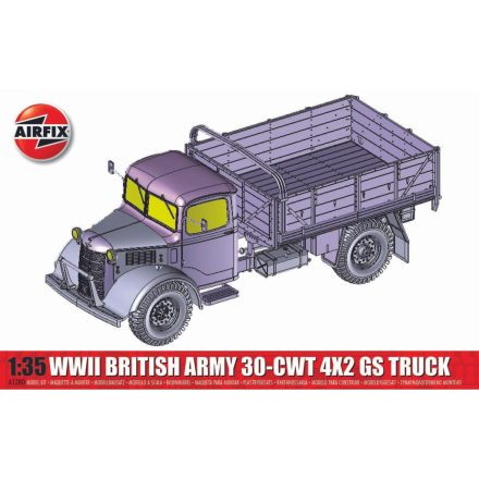 Airfix - WWII British Army 30-cwt 4x2 GS Truck 1:35 harcjármű (A1380)