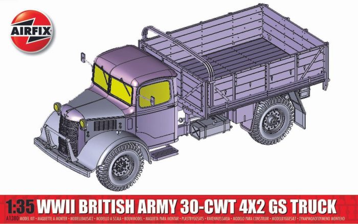 Airfix Airfix - WWII British Army 30-cwt 4x2 GS Truck 1:35 harcjármű (A1380)