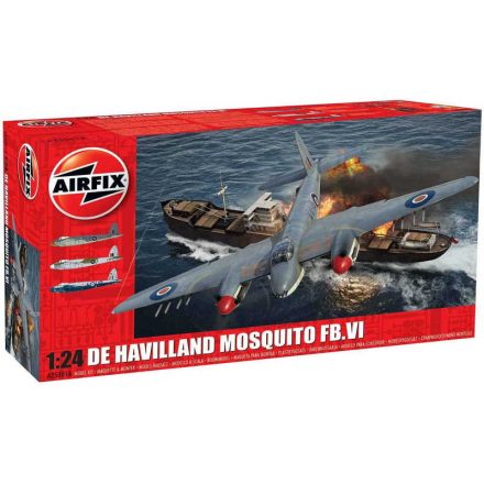 Airfix - British IIWW fighter De Havilland Mosquito NFII/FBVI 1:24 (A25001A)