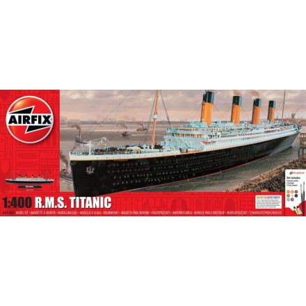 Airfix RMS Titanic Gift Set 1:400 makett készlet festékkel, ragasztóval (A50146A)