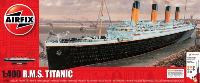 Airfix Airfix RMS Titanic Gift Set 1:400 makett készlet festékkel, ragasztóval (A50146A)