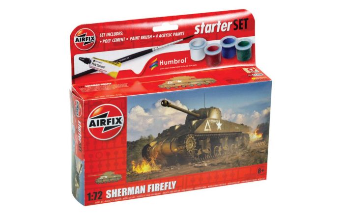 Airfix Airfix Sherman Firefly 1:72 makett készlet festékkel, ragasztóval (A55003)