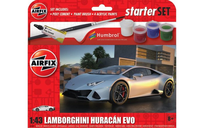 Airfix Airfix - Starter Set - Lamborghini Huracan 1:43 makett szett (A55007)