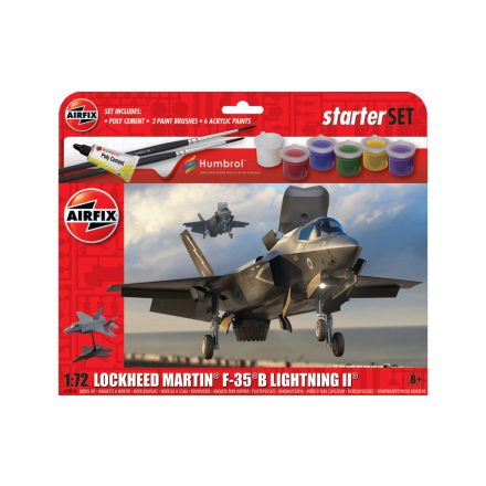 Airfix - Starter Set - Lockheed Martin F-35B Lightning II 1:72 makett szett (A55010)