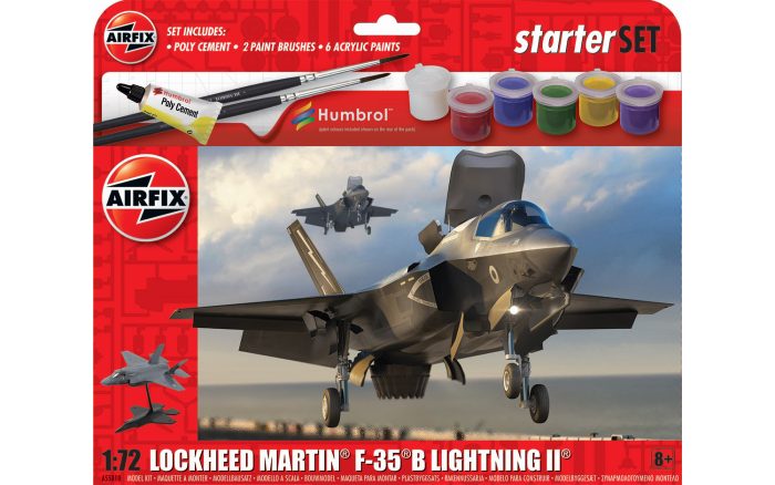 Airfix Airfix - Starter Set - Lockheed Martin F-35B Lightning II 1:72 makett szett (A55010)