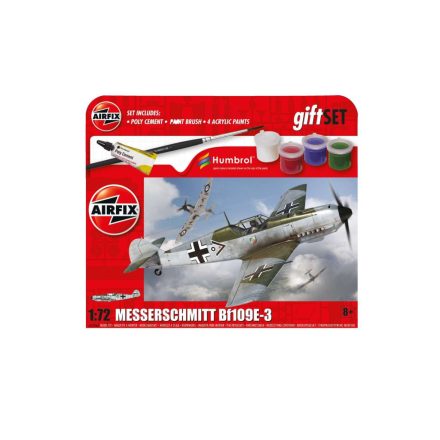 Airfix Messerschmitt Bf109E-3 1:72 makett készlet festékkel, ragasztóval (A55106A)