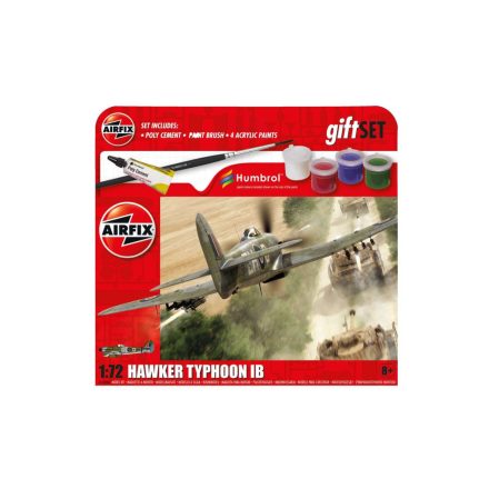 Airfix Hawker Typhoon Mk.Ib 1:72 makett készlet festékkel, ragasztóval (A55208A)