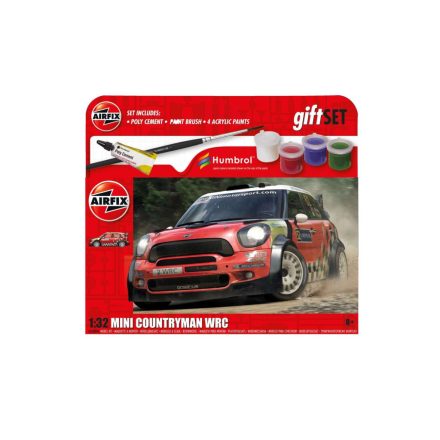 Airfix MINI Countryman WRC 1:32 makett készlet festékkel, ragasztóval (A55304)